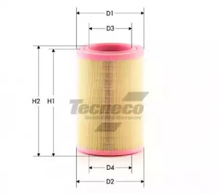TECNECO FILTERS ar168 -  Воздушный фильтр